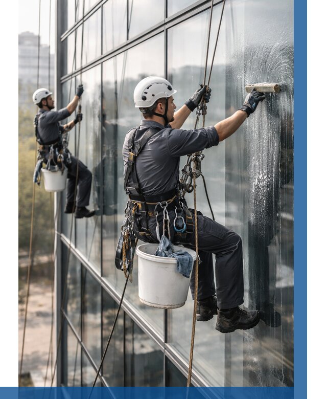 Мойка сплошного остекления в Кемерово, заказать от 312 р.| ВЫСОТНИК-Кмр