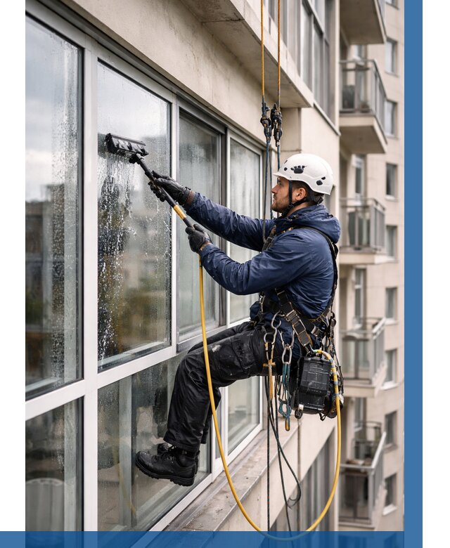 Мойка балконного остекления в Кемерово от 3642 р. | ВЫСОТНИК-Кмр