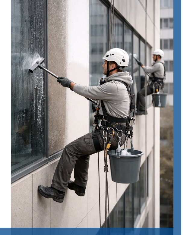 Мойка фасадов зданий в Кемерово под ключ от 364 р. | ВЫСОТНИК-Кмр