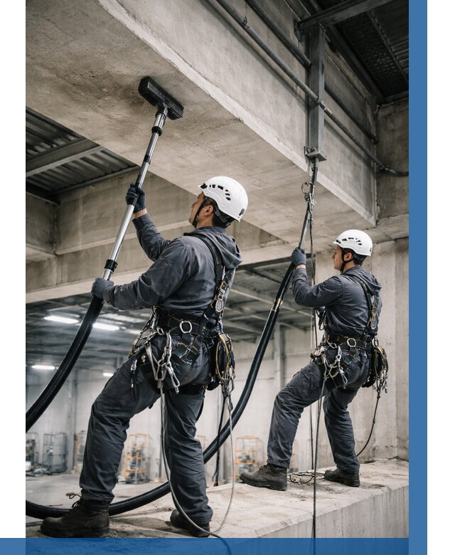 Обеспыливание потолочных конструкций в Кемерово от 260 р. |ВЫСОТНИК-Кмр