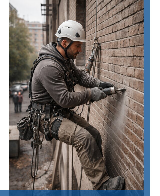 Расшивка кирпичных швов в Кемерово от 624 р. | ВЫСОТНИК-Кмр