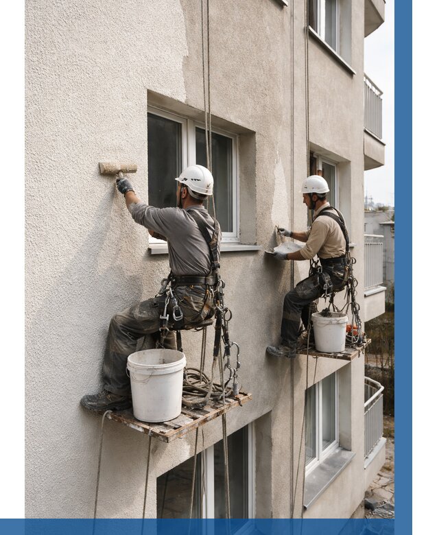 Нанесение короеда на фасад в Кемерово от 468 р. | ВЫСОТНИК-Кмр