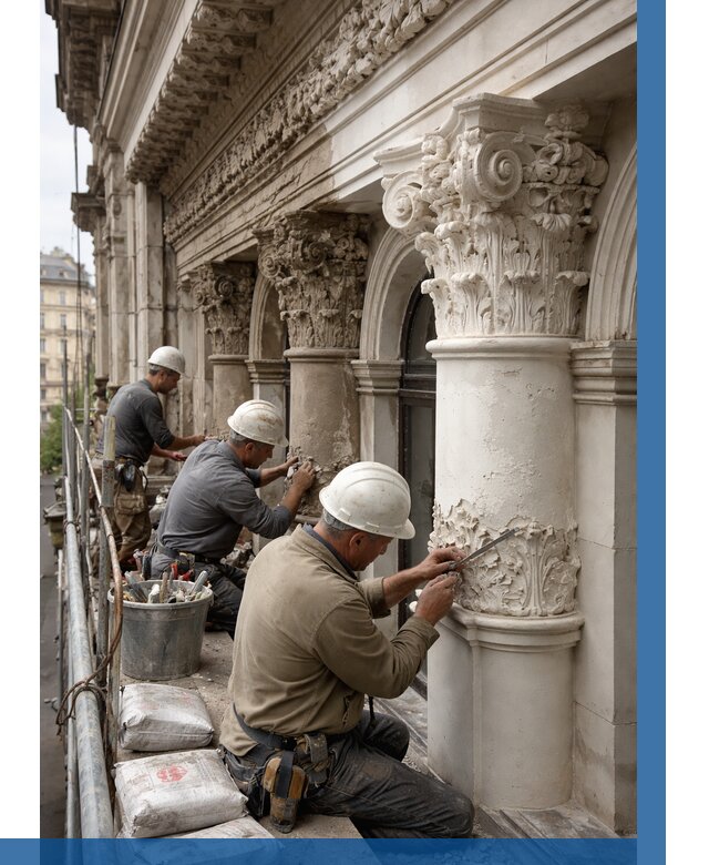 Реставрация фасадной лепнины в Кемерово от 2602 р. | ВЫСОТНИК-Кмр