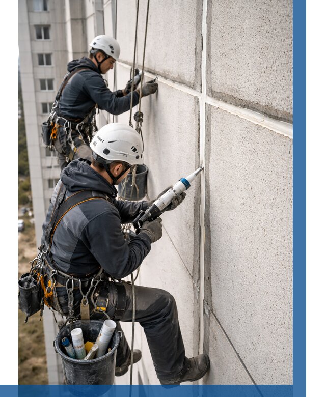Герметизация межпанельных швов в Кемерово от 728 р. | ВЫСОТНИК-Кмр