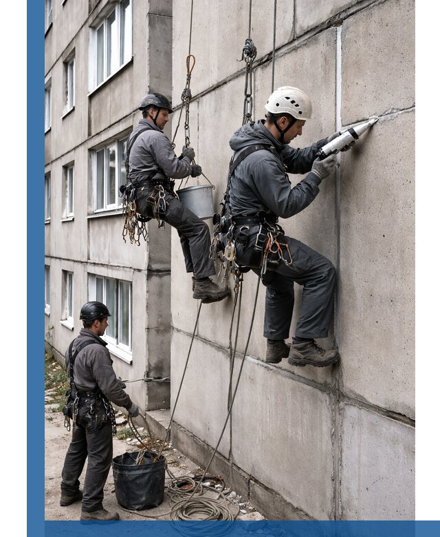 Герметизация межпанельных швов в Кемерово с гарантией герметичности