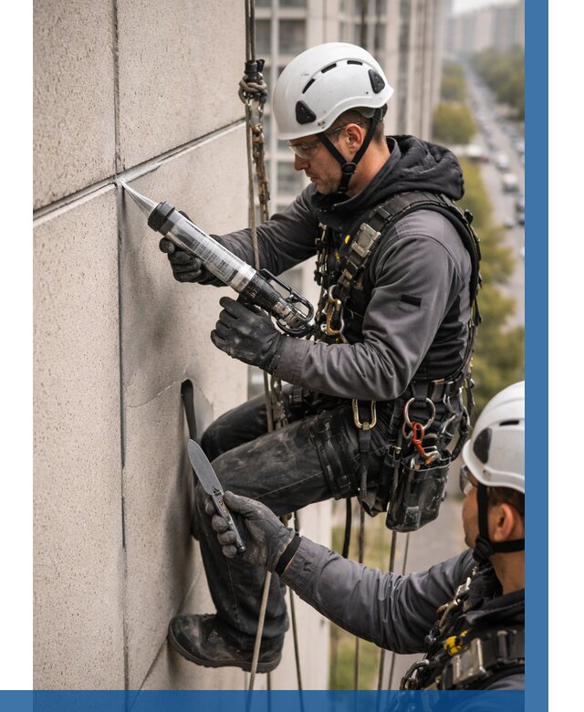 Первичная герметизация швов в Кемерово от 624 р. | ВЫСОТНИК-Кмр