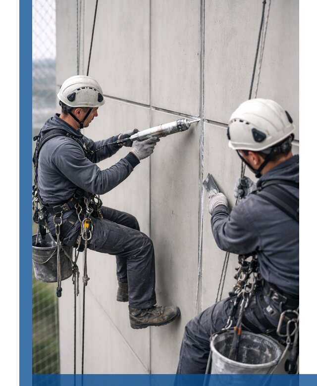 Первичная герметизация швов фасадов и кровель в Кемерово