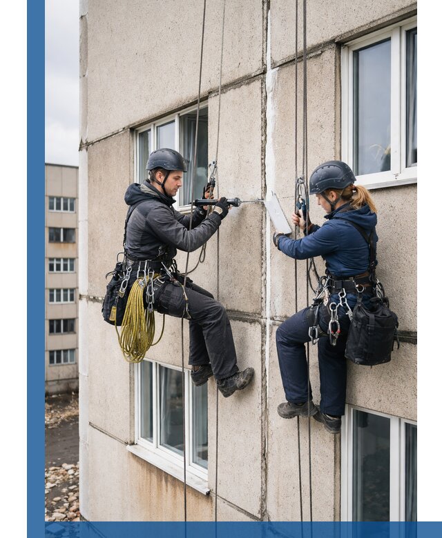 Герметизация межпанельных швов тёплым швом в Кемерово