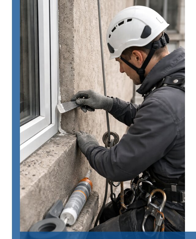 Герметизация монтажных швов окон в Кемерово с гарантией качества