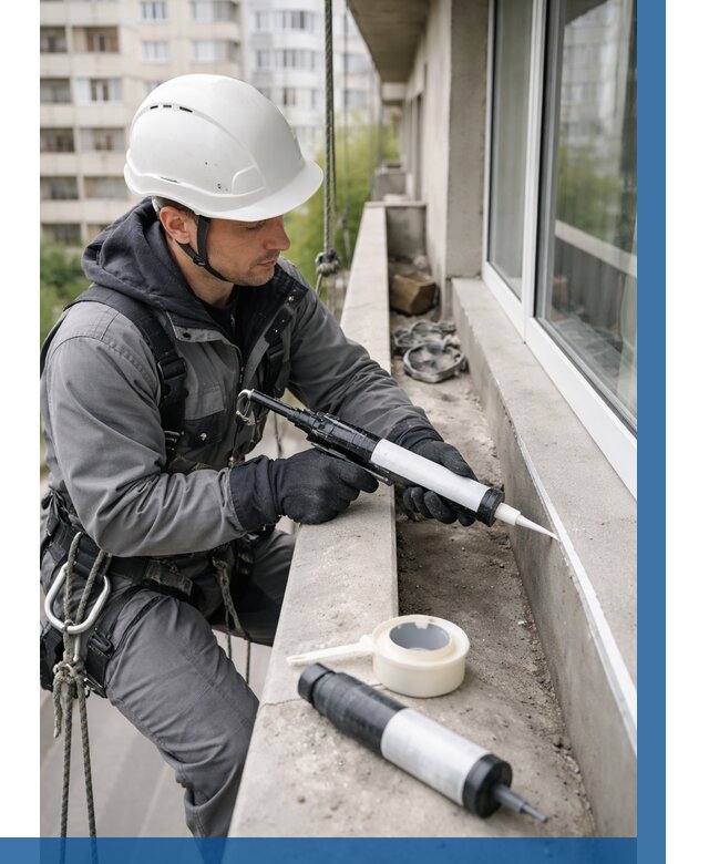 Герметизация швов лоджии в Кемерово от 4683 р. | ВЫСОТНИК-Кмр