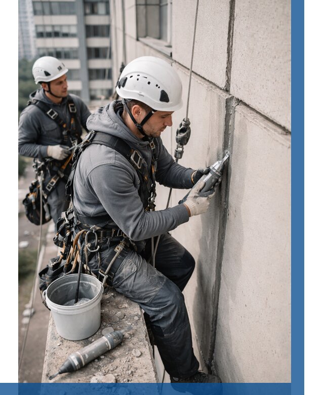 Ремонт деформационных швов здания в Кемерово от 1041 р. | ВЫСОТНИК-Кмр