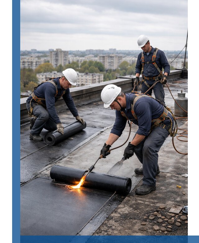 Ремонт наплавляемой кровли в Кемерово качественно и надежно