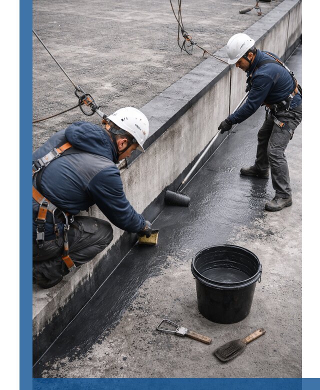 Гидроизоляция кровли жидкой резиной профессионально в Кемерово