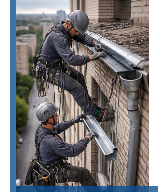 Ремонт водосточных желобов в Кемерово, быстро и качественно