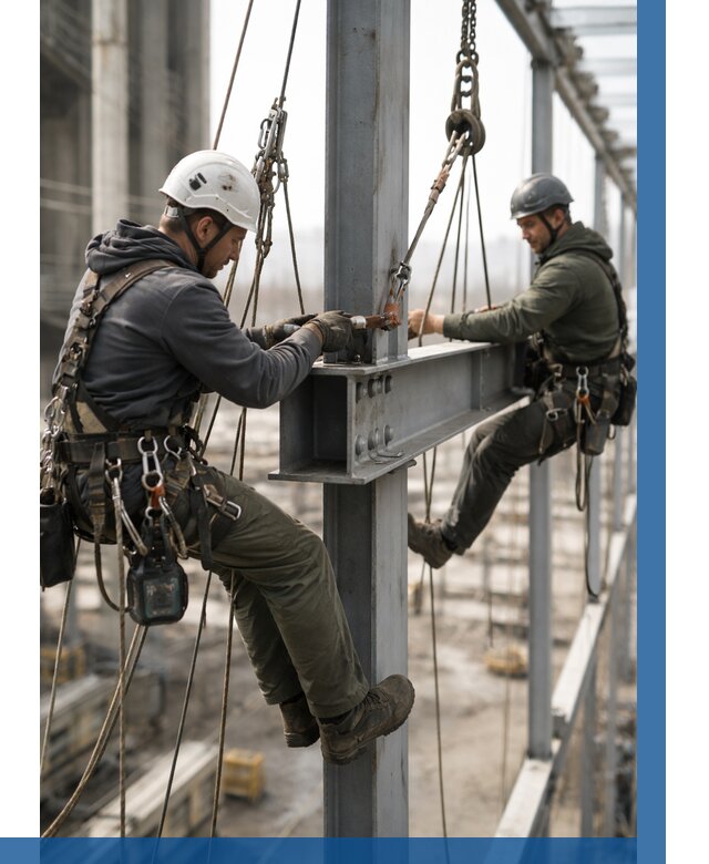 Монтаж металлоконструкций на высоте в Кемерово от 3642 р. | ВЫСОТНИК-Кмр