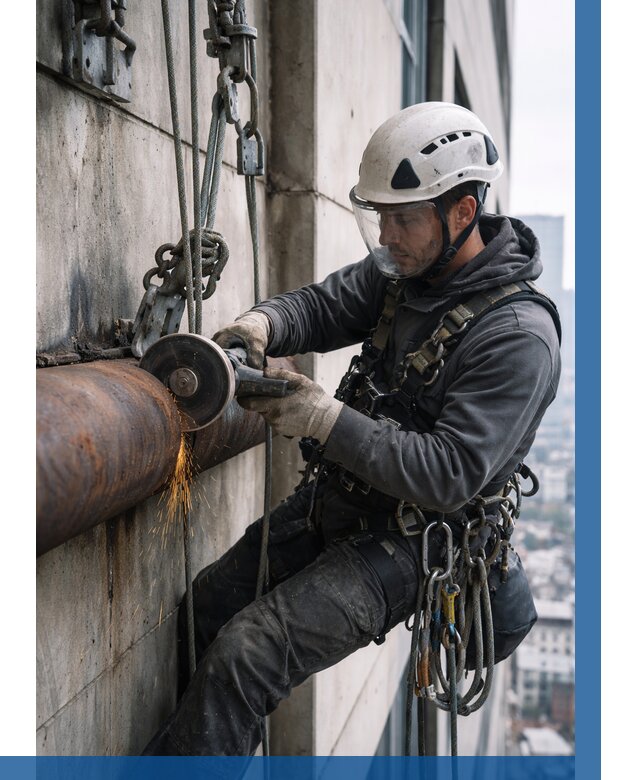 Резка металла на высоте в Кемерово по цене от 4683 р. | ВЫСОТНИК-Кмр