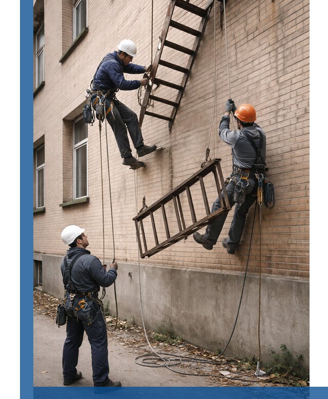 Демонтаж пожарной лестницы в Кемерово быстро и безопасно