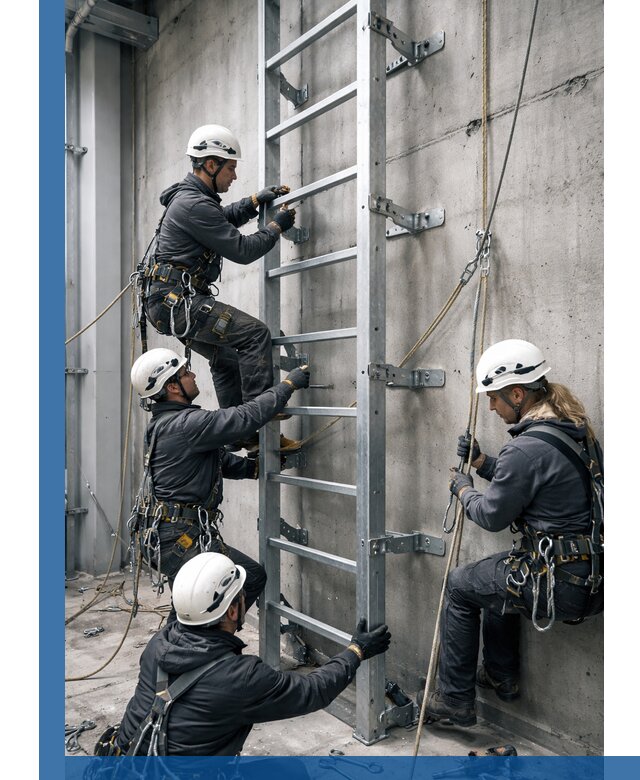 Монтаж металлических лестниц в Кемерово под ключ со гарантией