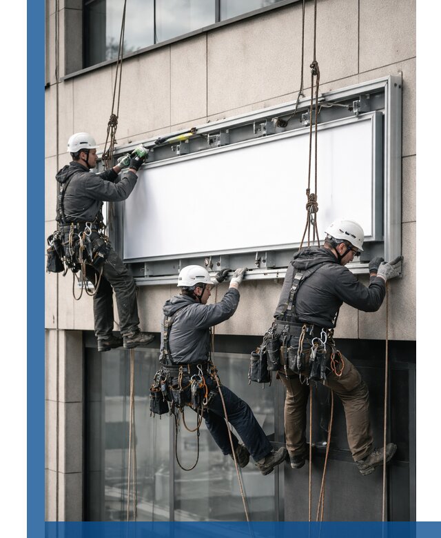 Профессиональный монтаж светового короба под ключ в Кемерово