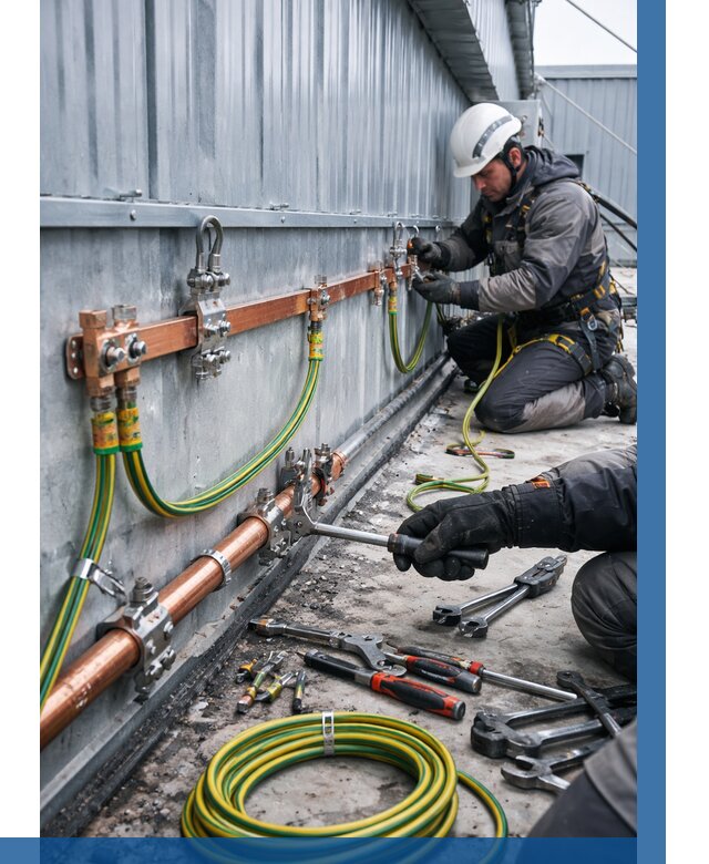 Монтаж заземления здания в Кемерово от 26015 р. | ВЫСОТНИК-Кмр