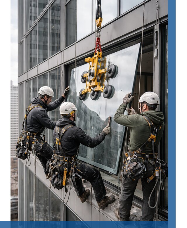 Фасадное остекление зданий под ключ в Кемерово от 10406 р. | ВЫСОТНИК-Кмр