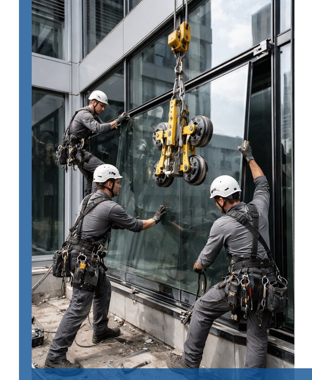 Структурное остекление фасадов в Кемерово монтаж и обслуживание