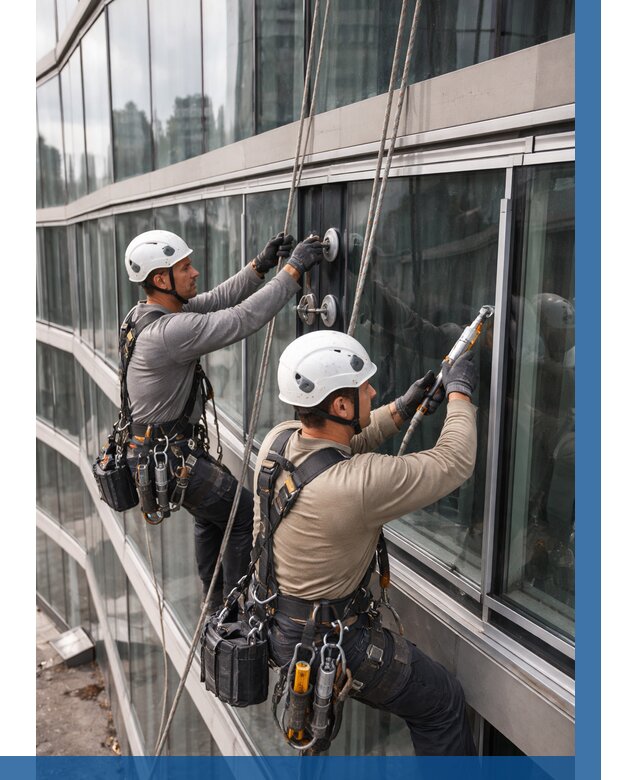 Радиусное остекление фасада в Кемерово от 12487 р. | ВЫСОТНИК-Кмр