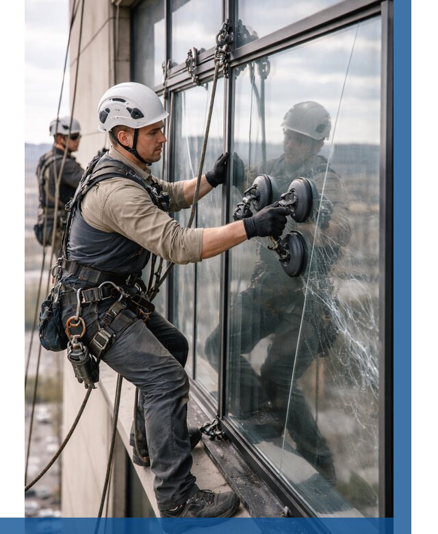 Замена стекла в витраже в Кемерово под ключ от 8845 р. | ВЫСОТНИК-Кмр