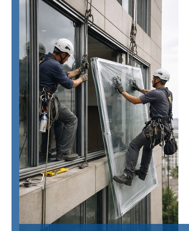 Профессиональная замена стекла в витраже в Кемерово с гарантией