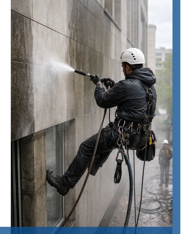 Гидроструйная очистка поверхностей в Кемерово от 885 р. | ВЫСОТНИК-Кмр