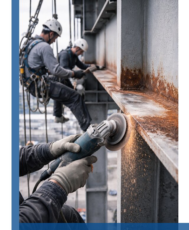 Зачистка металла от ржавчины и подготовка поверхностей в Кемерово