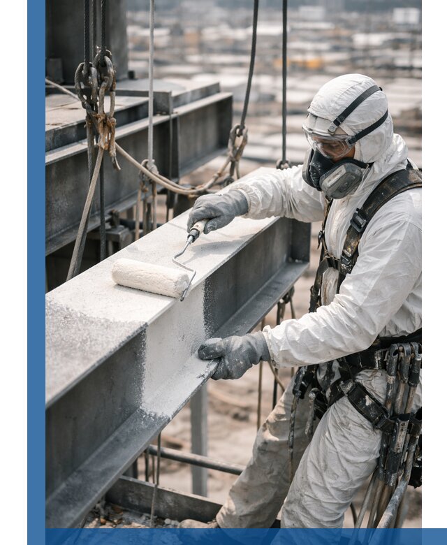 Профессиональная огнезащитная обработка металлоконструкций в Кемерово