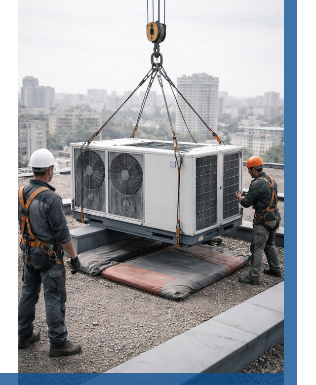 Подъем груза на крышу в Кемерово от 5203 р. | ВЫСОТНИК-Кмр заказать