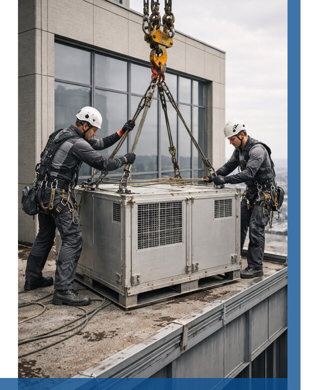 Такелажные работы на высоте в Кемерово от 8325 р. | ВЫСОТНИК-Кмр