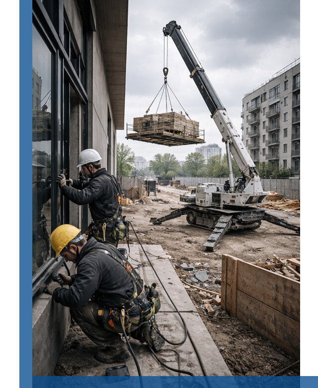 Аренда крана Пионер в Кемерово для строительных работ