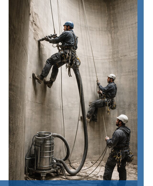 Зачистка силосов в Кемерово от 4683 р. Договор и смета ВЫСОТНИК-Кмр