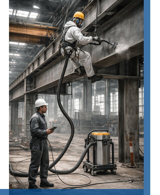 Обеспыливание конструкций в цехе в Кемерово от 4371 р. | ВЫСОТНИК-Кмр