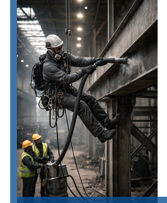 Обеспыливание конструкций в цехах промышленного производства в Кемерово