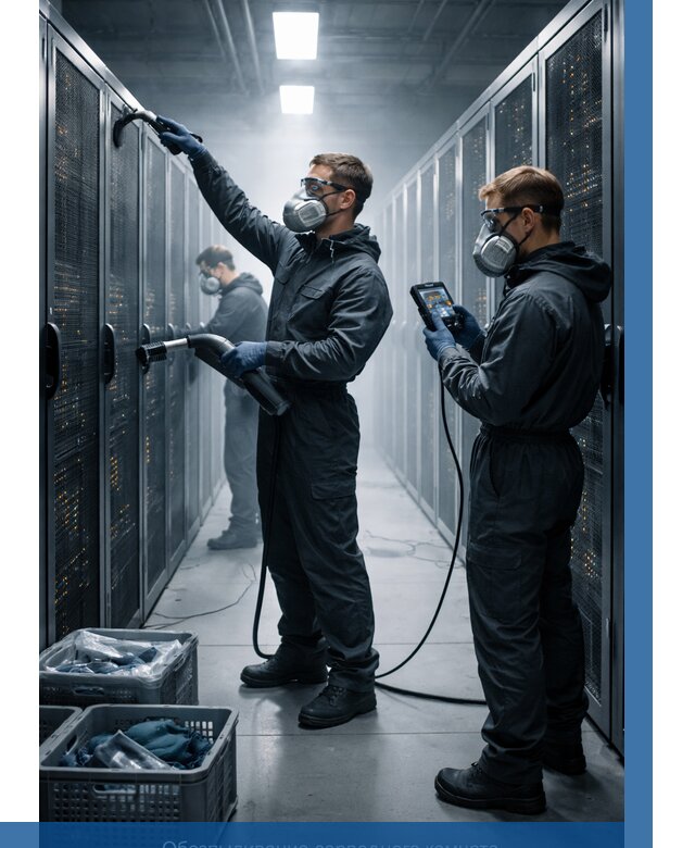 Обеспыливание серверной комнаты в Кемерово от 4683 р. | ВЫСОТНИК-Кмр