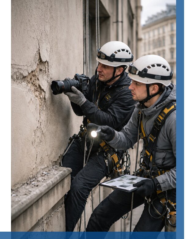 Фотофиксация дефектов фасада в Кемерово от 4683 р. | ВЫСОТНИК-Кмр